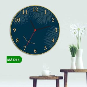 Đồng hồ tranh tráng gương tròn - góc ảnh 2