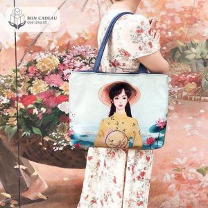 Túi tote handmade (ngang) - góc ảnh 6