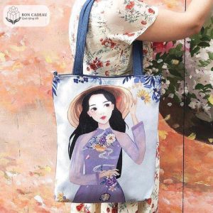 Túi tote handmade (dọc) - góc ảnh 5