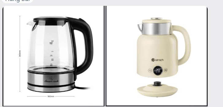 Ấm Siêu Tốc Elmich Cao Cấp – Nhiều Mẫu Quà Tặng Doanh Nghiệp - ảnh xem nhanh
