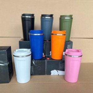Ly giữ nhiệt 510ml nắp 2 chế độ kèm ống hút và quai xách - góc ảnh 3
