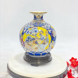Bình Hút Lộc Vẽ Vàng 24K – Nhiều Họa Tiết Phong Thủy - góc ảnh 3