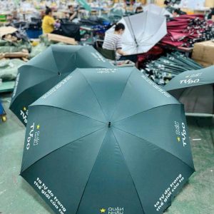 Ô dù gấp tự động cán thẳng in logo doanh nghiệp - góc ảnh 8