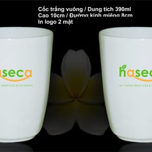 Set 2 Cốc Sứ Kèm Đĩa Và Thìa Hộp Quà In Logo Doanh Nghiệp - góc ảnh 5