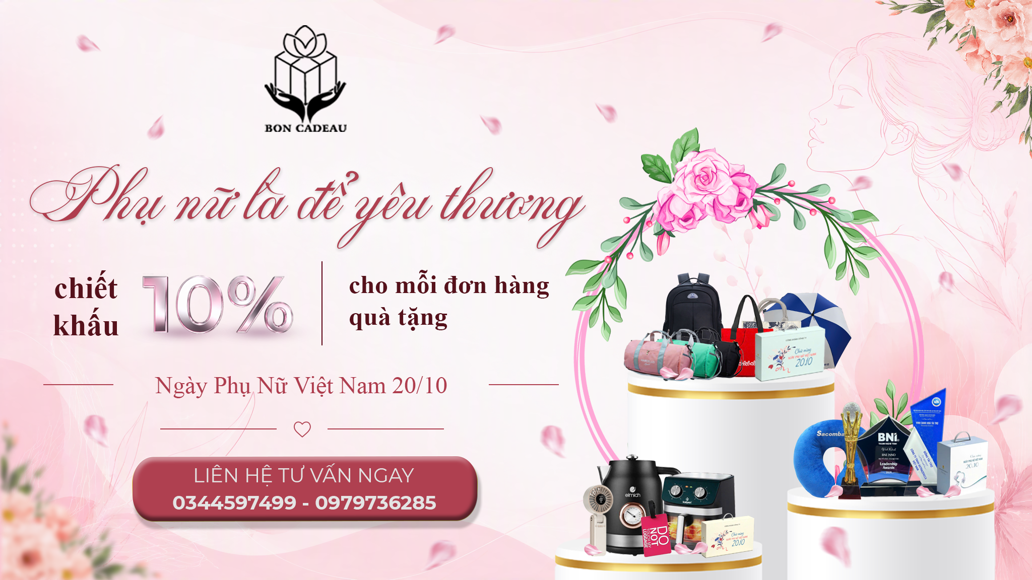Quà tặng 20/10 Bon Cadeau