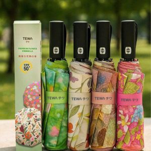 Ô dù cầm tay TEWA Premium Flower Umbrella UPF 50+ - góc ảnh 3