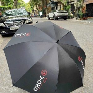 Ô dù gấp tự động cán thẳng in logo doanh nghiệp - góc ảnh 6