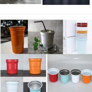 Cốc Nhôm Đổi Màu In Logo Theo Yêu Cầu 350ml – 500ml – 650ml - góc ảnh 1