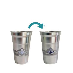 Cốc Nhôm Đổi Màu In Logo Theo Yêu Cầu 350ml – 500ml – 650ml - góc ảnh 3