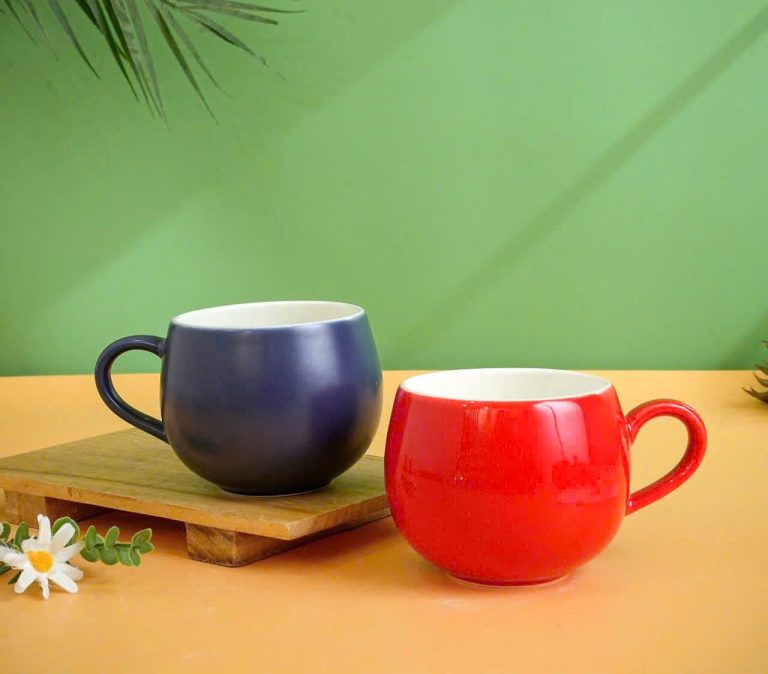 Cốc Sứ Màu Trơn Dáng Cao Bầu In Logo Doanh Nghiệp - ảnh xem nhanh
