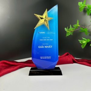 Kỷ Niệm Chương Pha Lê Dáng Ngôi Sao